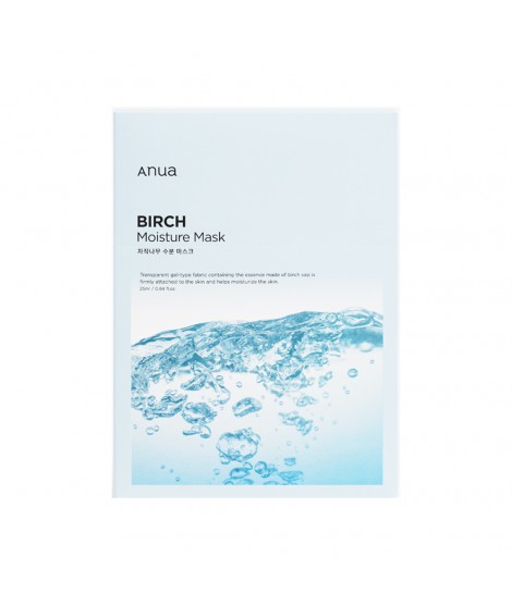 ANUA Birch Moisture Mask - Pleťová maska - pletovecentrum.cz