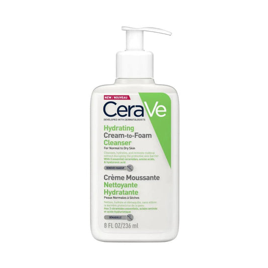 CERAVE Hydrating Cream-To-Foam cleanser - Čistící krém s pěnou - pletovecentrum.cz