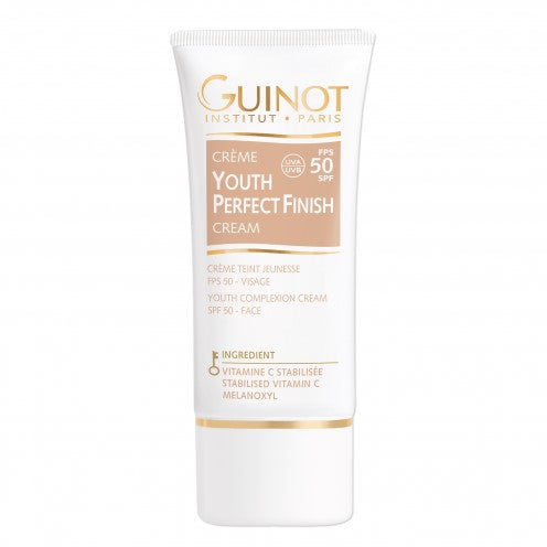 GUINOT Youth Perfect Finish Cream - Omlazující tónující krém na opalování SPF50 - pletovecentrum.cz