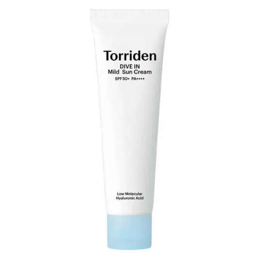 Torriden DIVE-IN Mild Sun Cream - Opalovací krém na obličej s ochranným faktorem SPF - pletovecentrum.cz