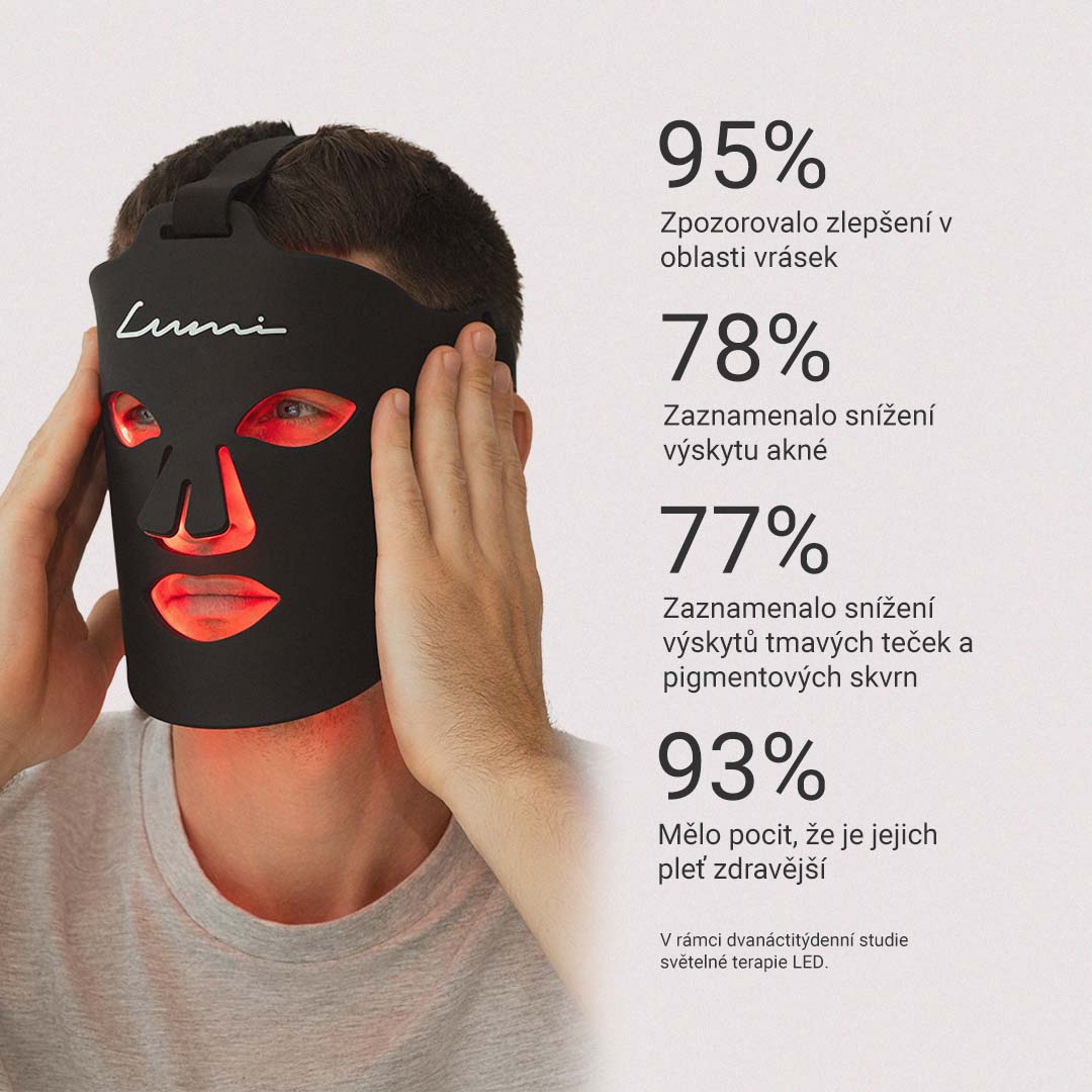 Světelná terapeutická maska Lumi