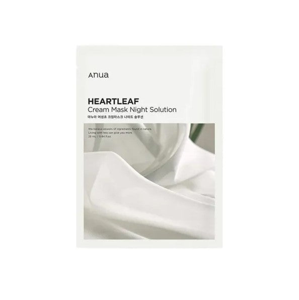 ANUA Heartleaf Cream Mask Night Solution - Pleťová maska - pletovecentrum.cz