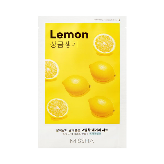 MISSHA Airy Fit Lemon Sheet Mask Pleťová maska