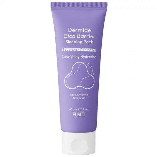 PURITO Dermide Cica Barrier Sleeping Pack - Regenerační pleťová maska - pletovecentrum.cz